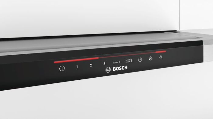 Bảng điều khiển cảm ứng của máy hút mùi âm tủ Bosch DFS097J50B series 8 