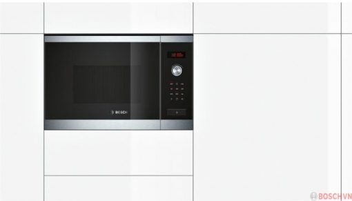 Lò vi sóng Bosch HMT84G654B phù hợp với hầu hết không gian bếp 