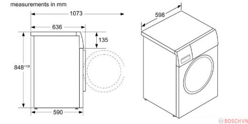 Thông số kỹ thuật của Máy giặt Bosch WGG244A0SG 