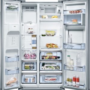 Bảo quản thức ăn hiệu quả với Tủ lạnh Bosch 2 cánh Side By Side KAG90AI20G 