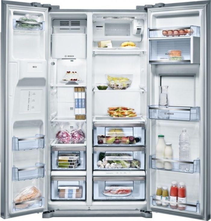 Bảo quản thức ăn hiệu quả với Tủ lạnh Bosch 2 cánh Side By Side KAG90AI20G 