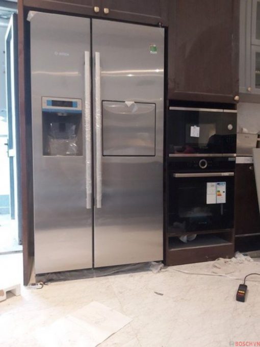 Tủ lạnh Bosch Side By Side KAG90AI20G phù hợp với hầu hết không gian bếp