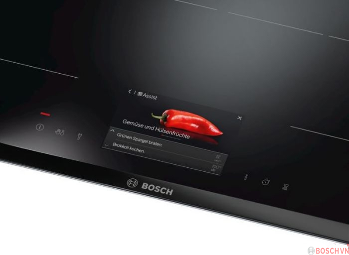 Màn hình Touch Display của bếp từ Bosch PXY875KW1E