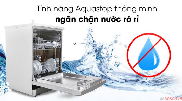 Tính năng AquaStop được tích hợp trên máy rửa bát Bosch SMS4IVI01P