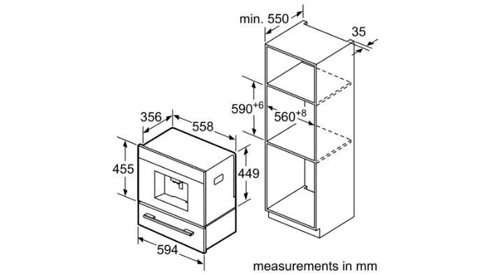 Thông số kỹ thuật của Máy pha cà phê Bosch CTL636ES6 