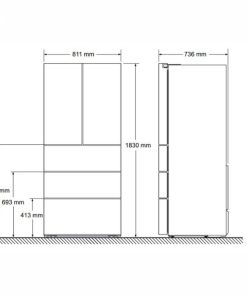 Thông số kỹ thuật của tủ lạnh Bosch KFN86AA76J