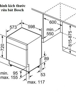 Thông số kỹ thuật của máy rửa bát Bosch SMS4ECI14E