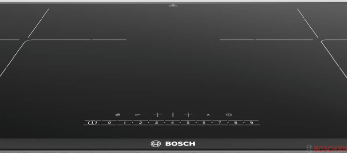 Bảng điều khiển của bếp từ đôi Bosch PPI82560MS