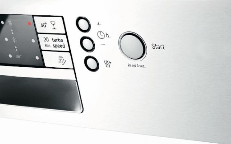 Điều khiển tắt/bật trên máy rửa bát SMI68MS07E đơn giản