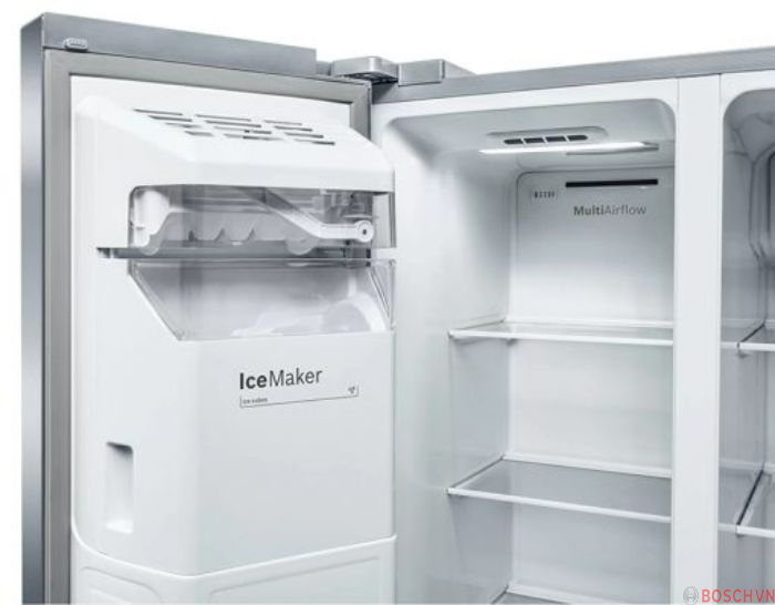 Hệ thống làm đá của tủ lạnh Bosch KAI93VBFP