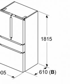 Thông số kỹ thuật của Tủ lạnh Bosch KFN96PX91I