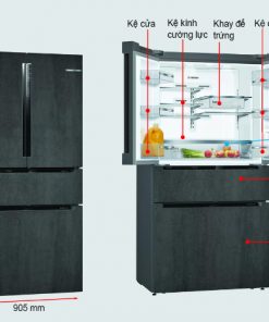 Tủ lạnh Bosch KFN96PX91I cho bạn sự hài lòng khi sử dụng