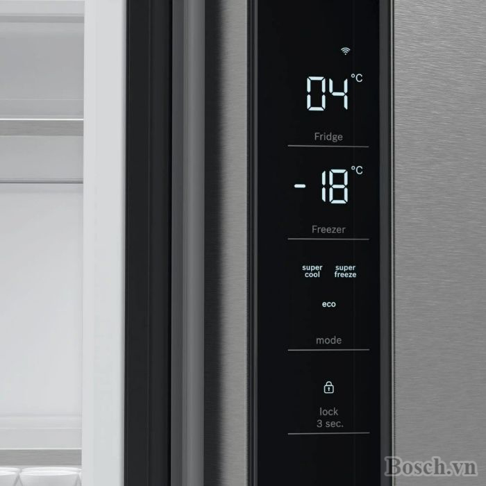 Bảng điều khiển của Tủ Lạnh Bosch KFN96APEAG