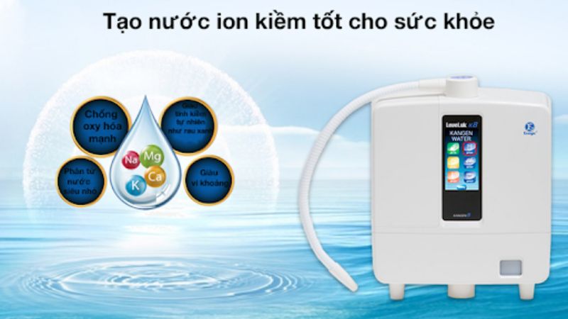 Máy lọc nước ion kiềm có tác dụng gì?