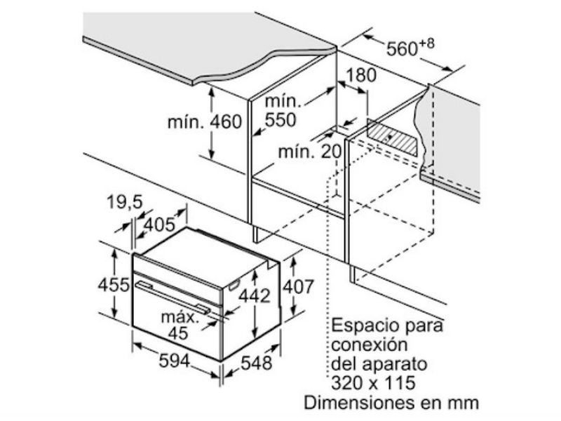 Thông số kỹ thuật của Lò nướng Bosch CMG633BS1B
