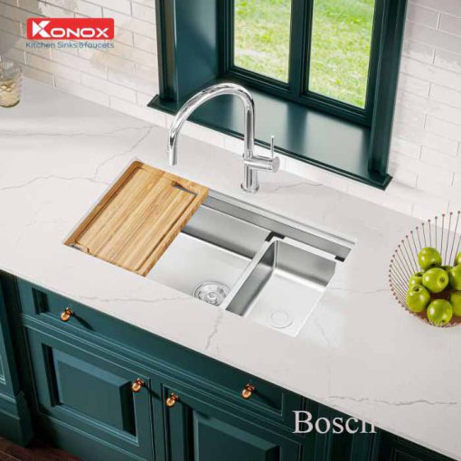 Chậu rửa Konox Workstation - Undermount Sink KN8046SU mang lại hiệu quả cao