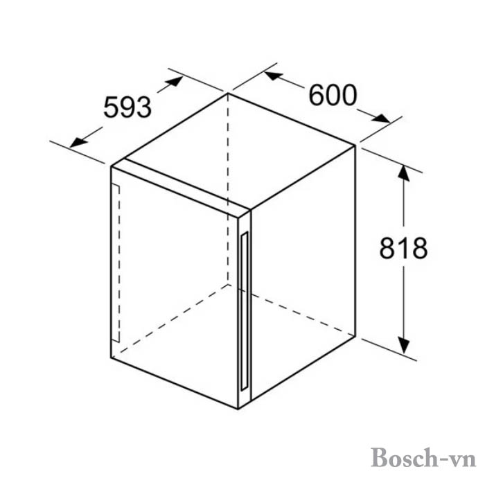 Thông số kỹ thuật của Tủ rượu Bosch KWK16ABGA