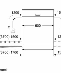 Thông số kỹ thuật của Máy rửa bát Bosch SMS2IVI61E