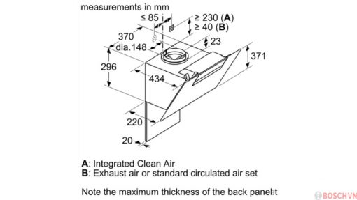Thông số kỹ thuật của Máy hút mùi Bosch DWK87EM60 (1)