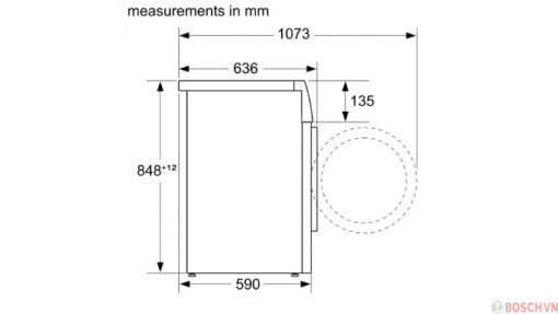 Thông số kỹ thuật của Máy giặt Bosch WGG234E0SG