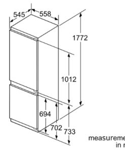 Thông số kỹ thuật của Tủ lạnh Bosch KIN86AF300