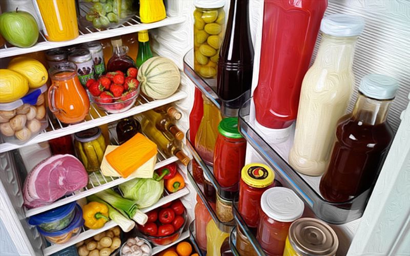 Tủ lạnh có quá nhiều thực phẩm