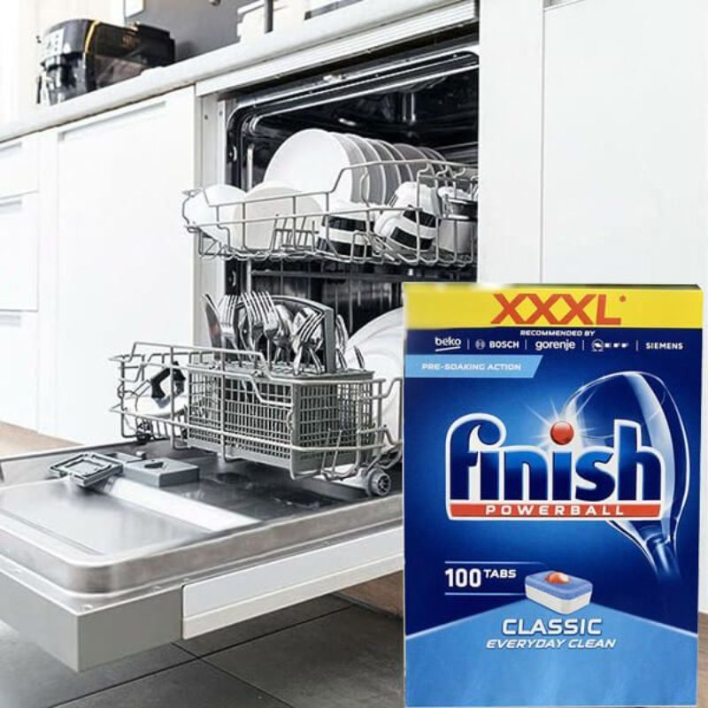 Lựa chọn tối ưu cho máy rửa bát Bosch: “ Viên rửa Finish ”
