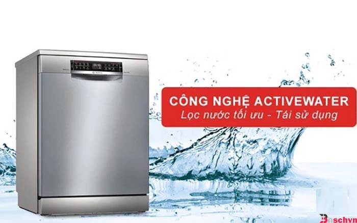 Công nghệ ActiveWater được tích hợp Máy rửa bát Bosch SMS6ZDI08E