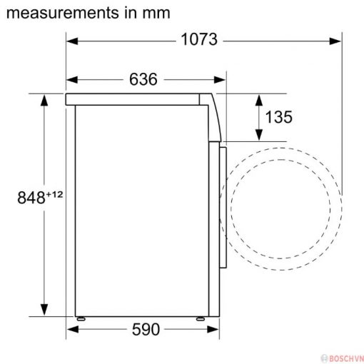 Thông số kỹ thuật của Máy Giặt Bosch WGG254A0VN