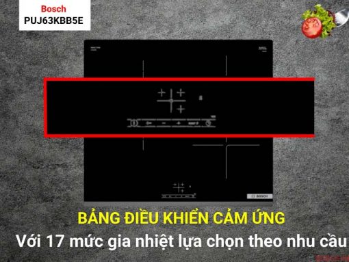 Công nghệ cảm ứng của Bếp từ Bosch PUJ63KBB5E