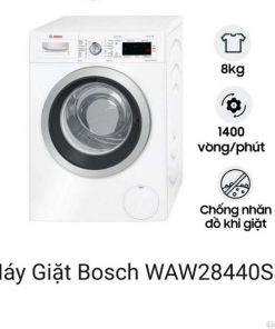 Khô nhanh hơn với Máy giặt Bosch WAW28440SG