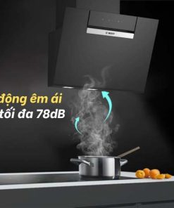 Máy hút mùi Bosch DWK67FN60 vận hành êm ái 