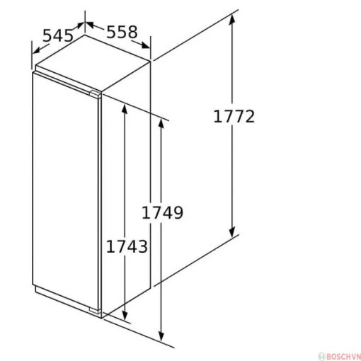 Thông số kỹ thuật của Tủ Lạnh Bosch KIF81PFE0