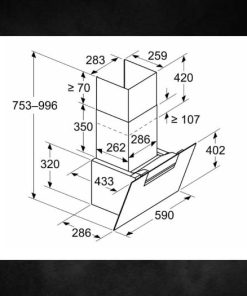 Thông số kỹ thuật của Máy hút mùi Bosch DWK67FN60