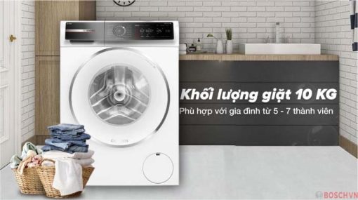 Dung tích Máy giặt Bosch WGB256A90 lên tới 10Kg