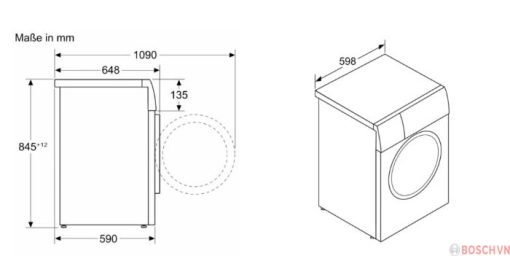 Thông số kỹ thuật Máy giặt Bosch WGB256A90