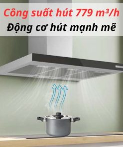 Máy hút mùi Bosch DWB97BK61T hoạt động bền bỉ, yên tĩnh