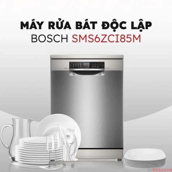 Máy rửa bát Bosch SMS6ZCI85M nhập khẩu Châu Âu