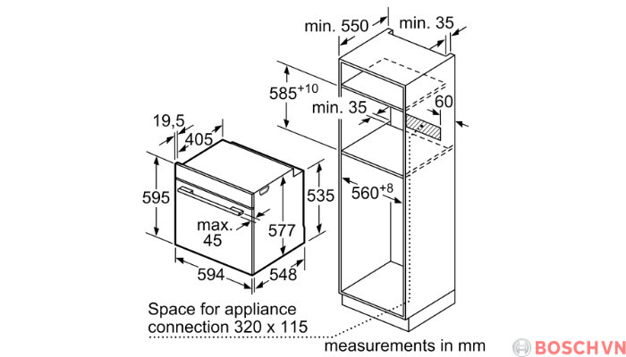 Lò nướng Bosch HRG7784B1